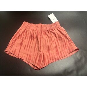Nike NEW Women's Dri-Fit Training Lined Printed Shorts Canyon Pink Size Medium‎